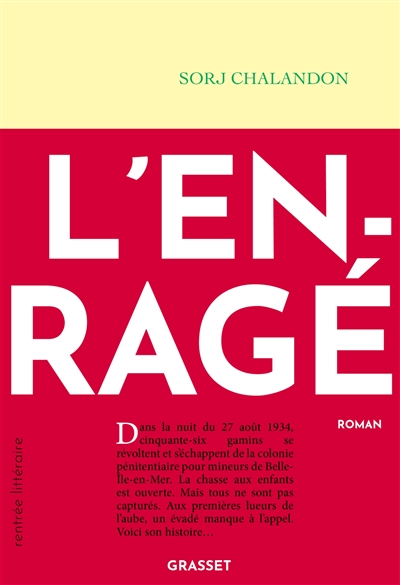 couverture du livre L'ENRAGE